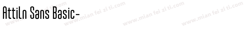 Attiln Sans Basic字体转换